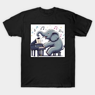 Elephant at the piano T-Shirt